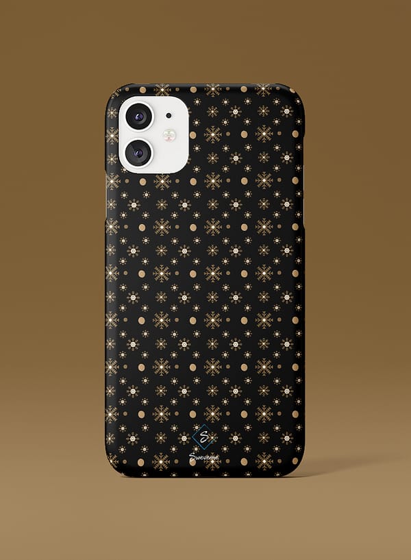Golden Flakes Pattern Slim Phone Case Swevenne