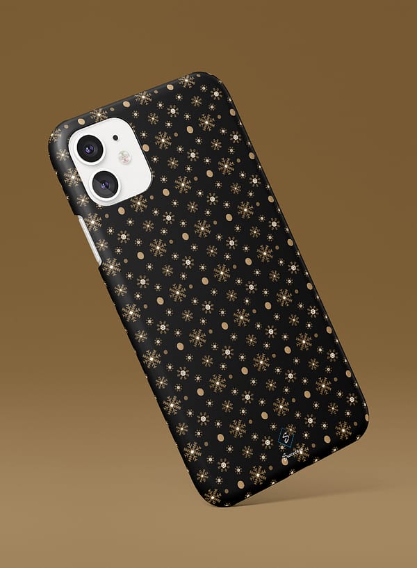 Golden Flakes Pattern Slim Phone Case Swevenne