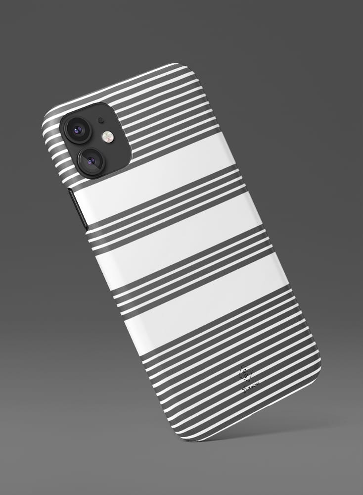 Being Stripes - Slim Geometric Phone Case - Swevenne